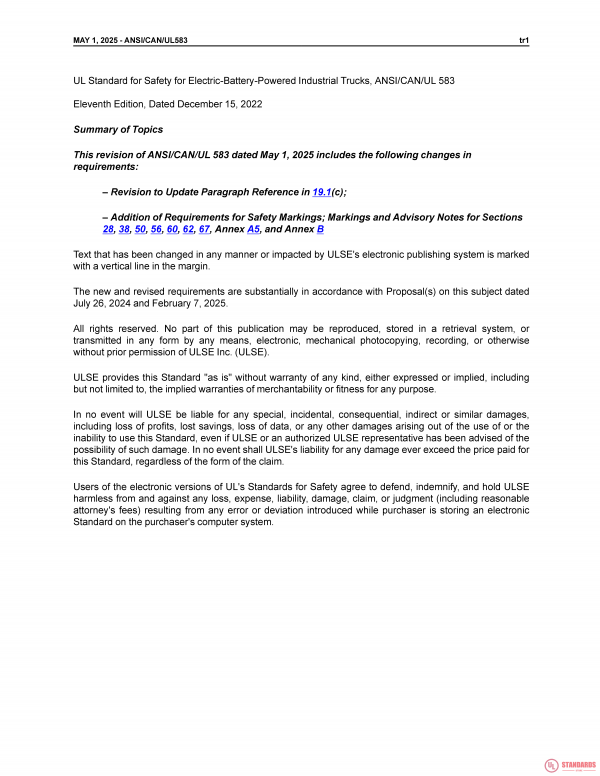 UL 583 PDF UL 583 PDF